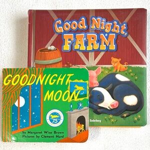4/$20 Goodnight Moon & Good Night Farm Board Books.